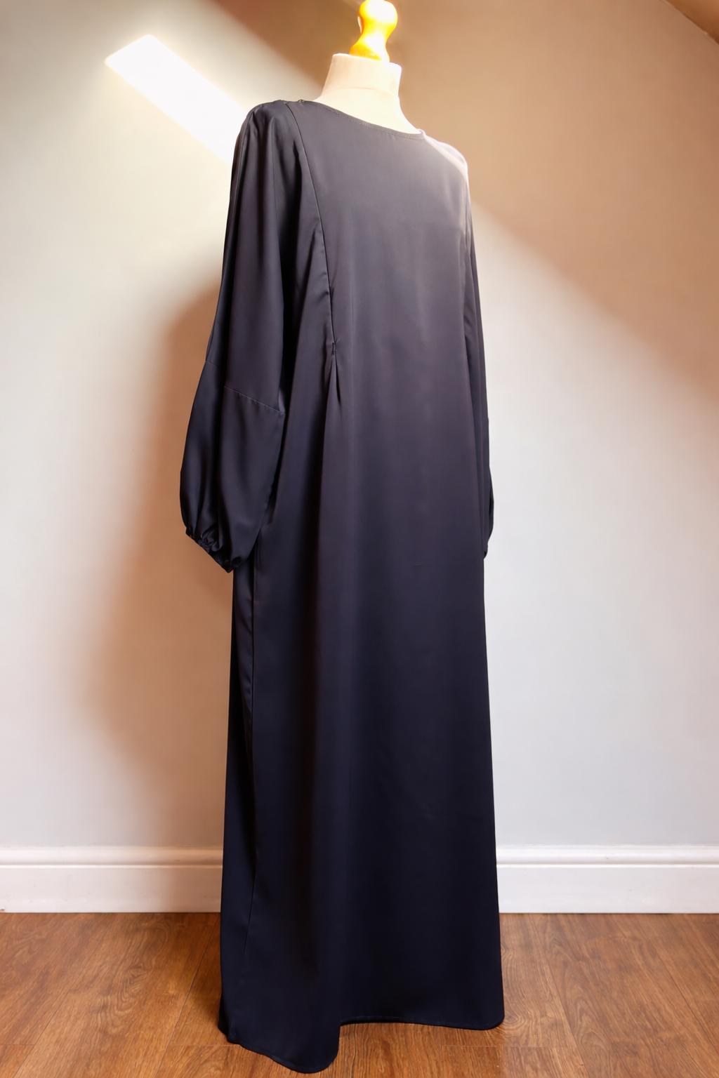 Coloured Nursing Abaya - Dark Grey