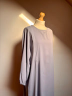 Coloured Nursing Abaya - Light Grey