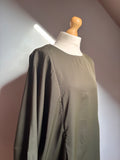 Coloured Nursing Abaya - Dark Green