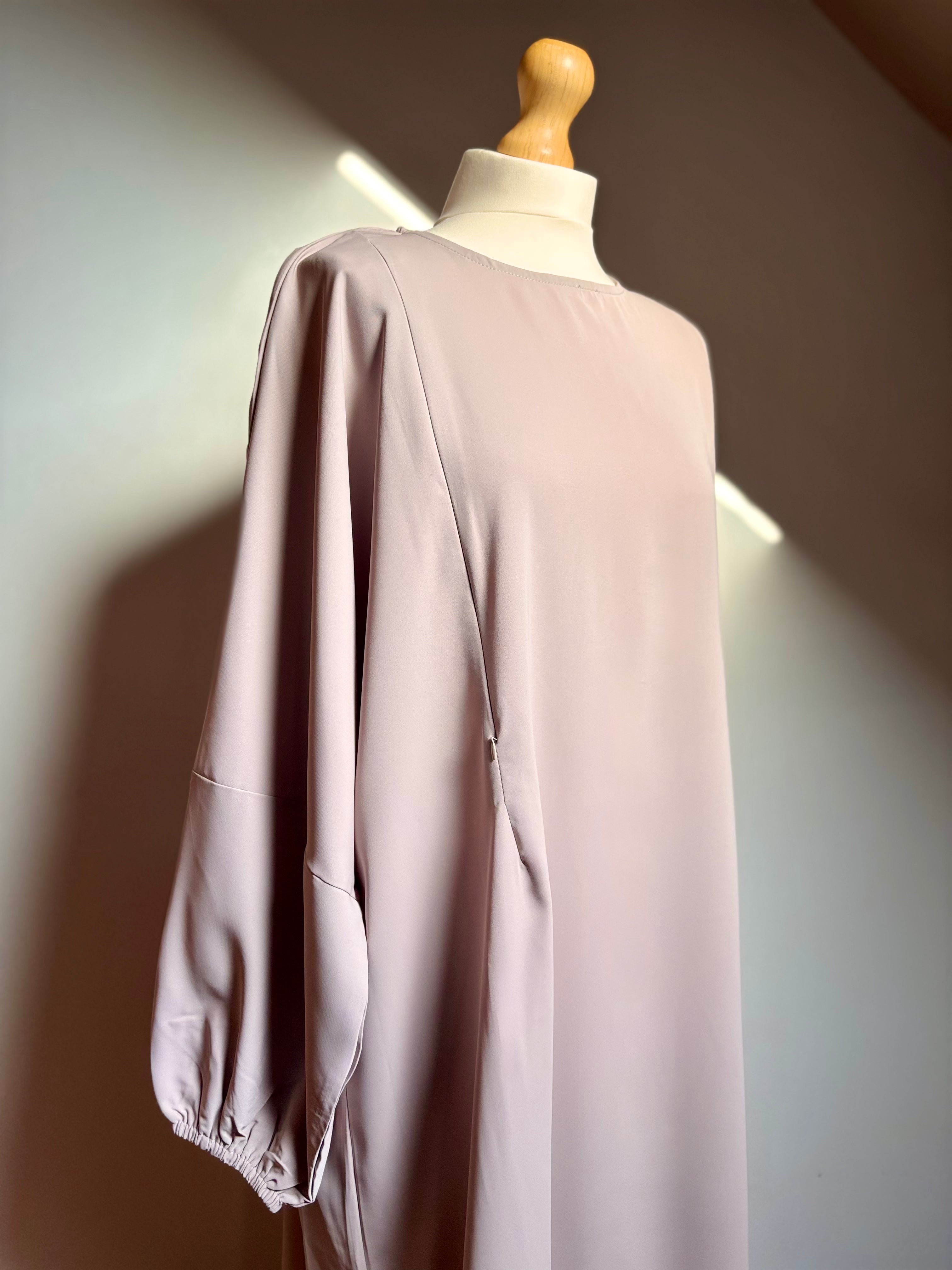 Coloured Nursing Abaya - Neutral