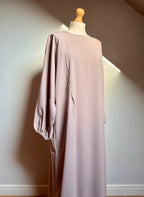 Coloured Nursing Abaya - Neutral