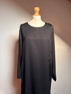 Nida Nursing Abaya/Slip Dress - Black