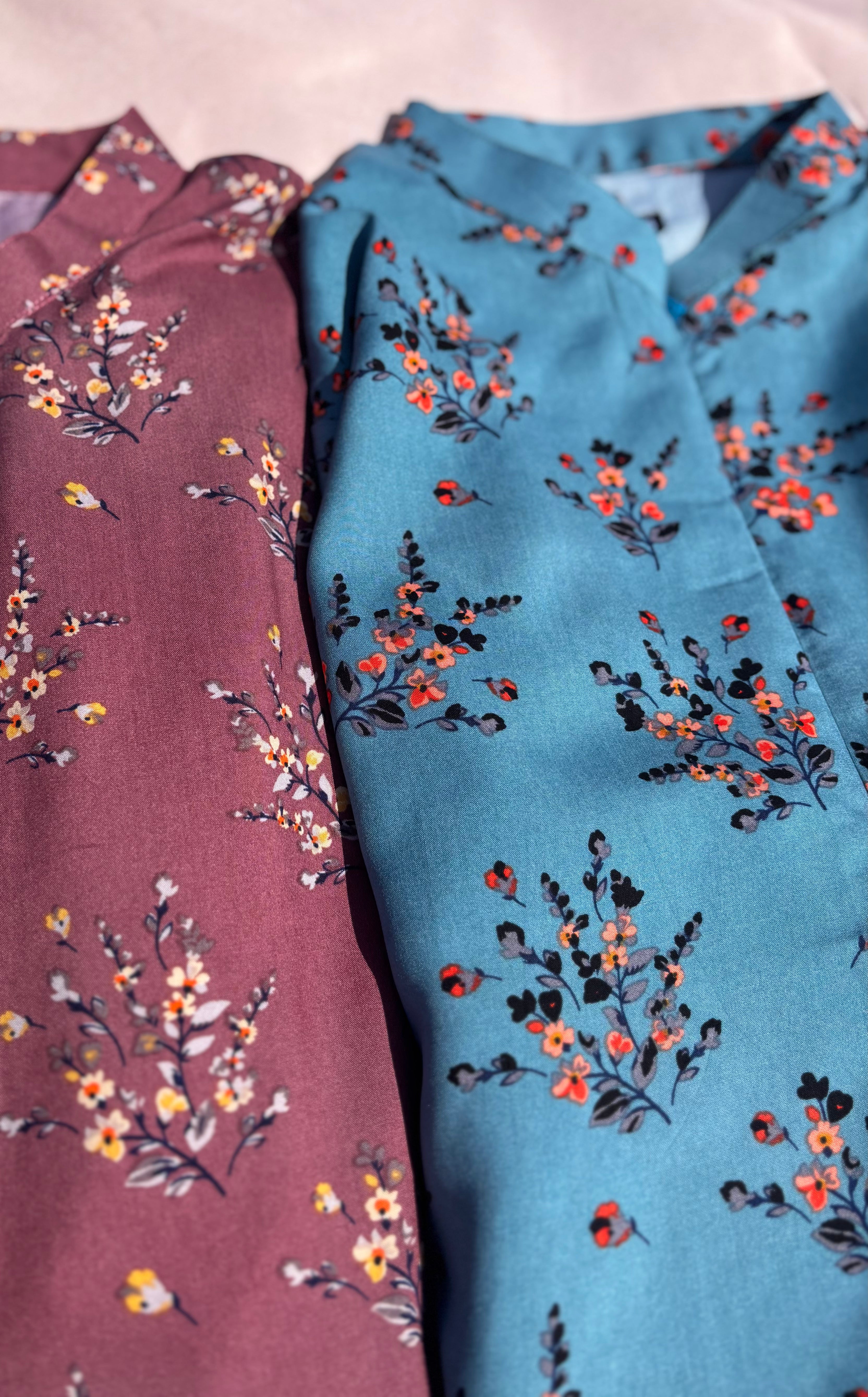 Blue Kurta - with or without trousers