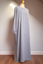 Coloured Nursing Abaya - Light Grey
