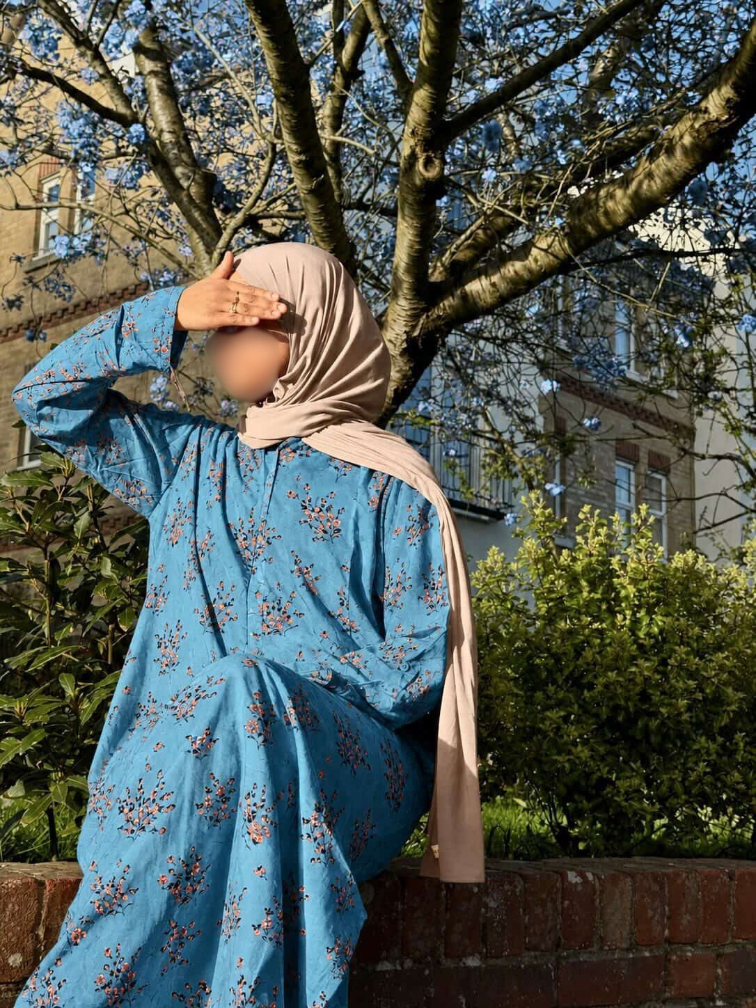 Blue Kurta - with or without trousers